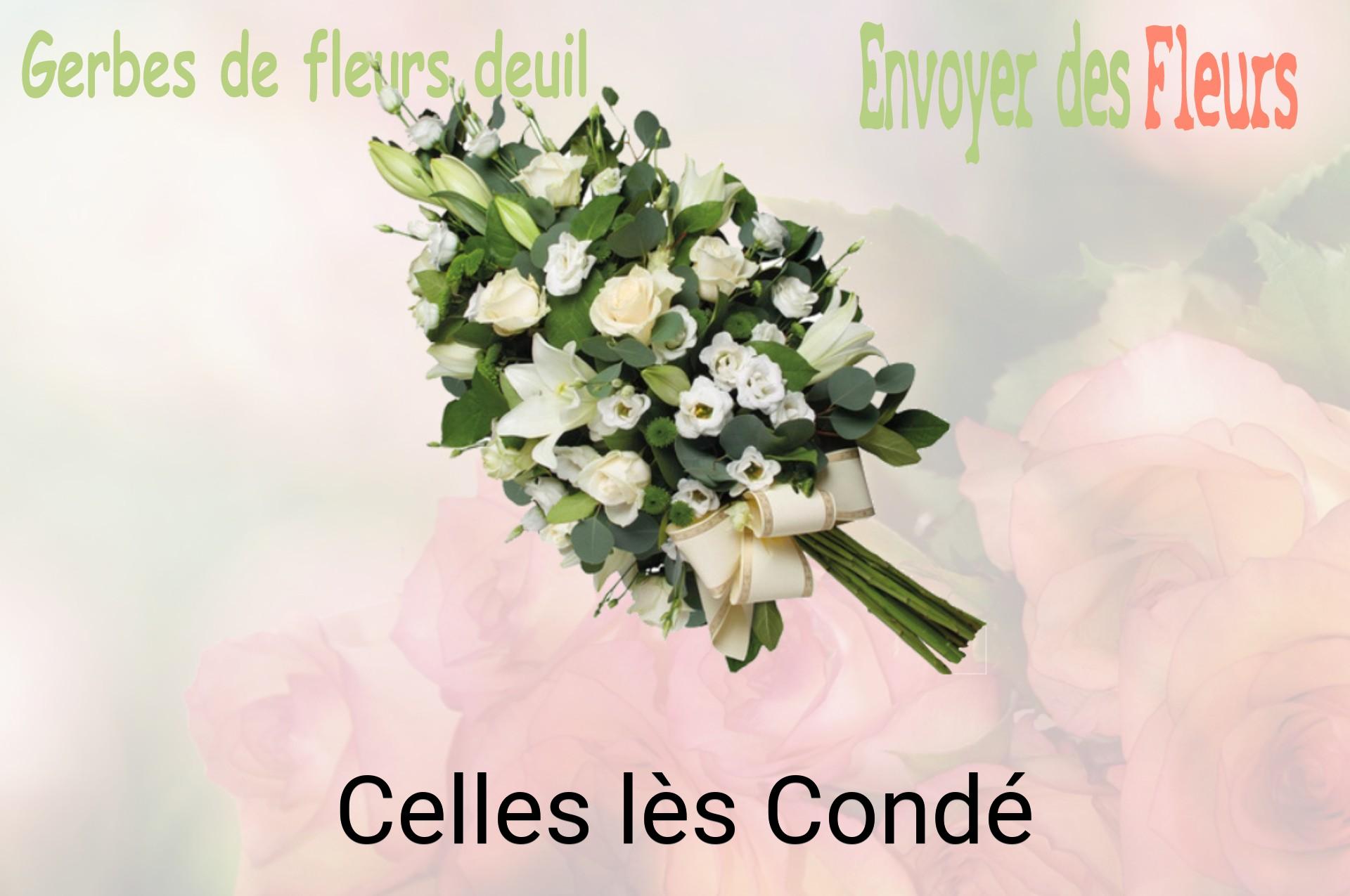 Gerbe de fleurs de deuil livrée à Celles-lès-Condé